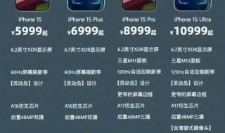 iPhone15国行售价曝光